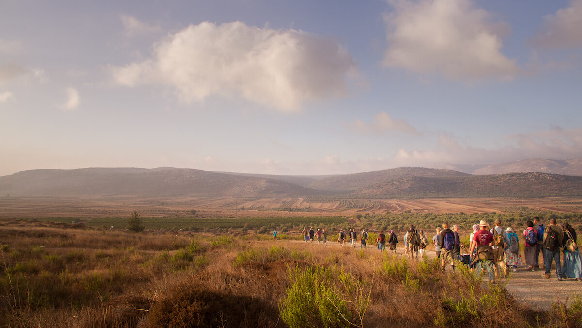 beautiful landscape of Judea and Samaria